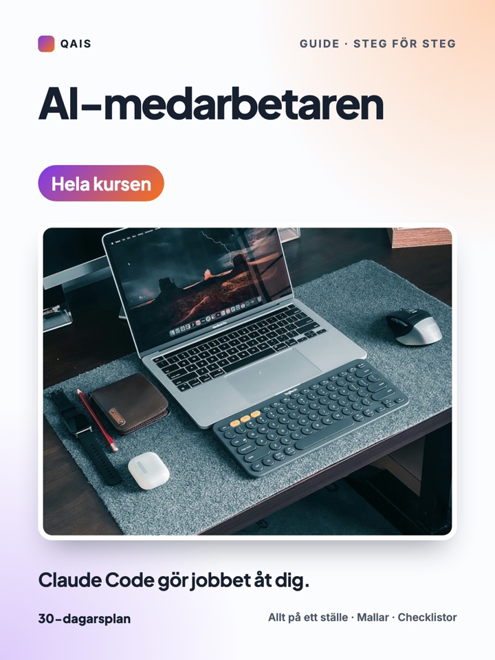 Omslag: AI-medarbetaren