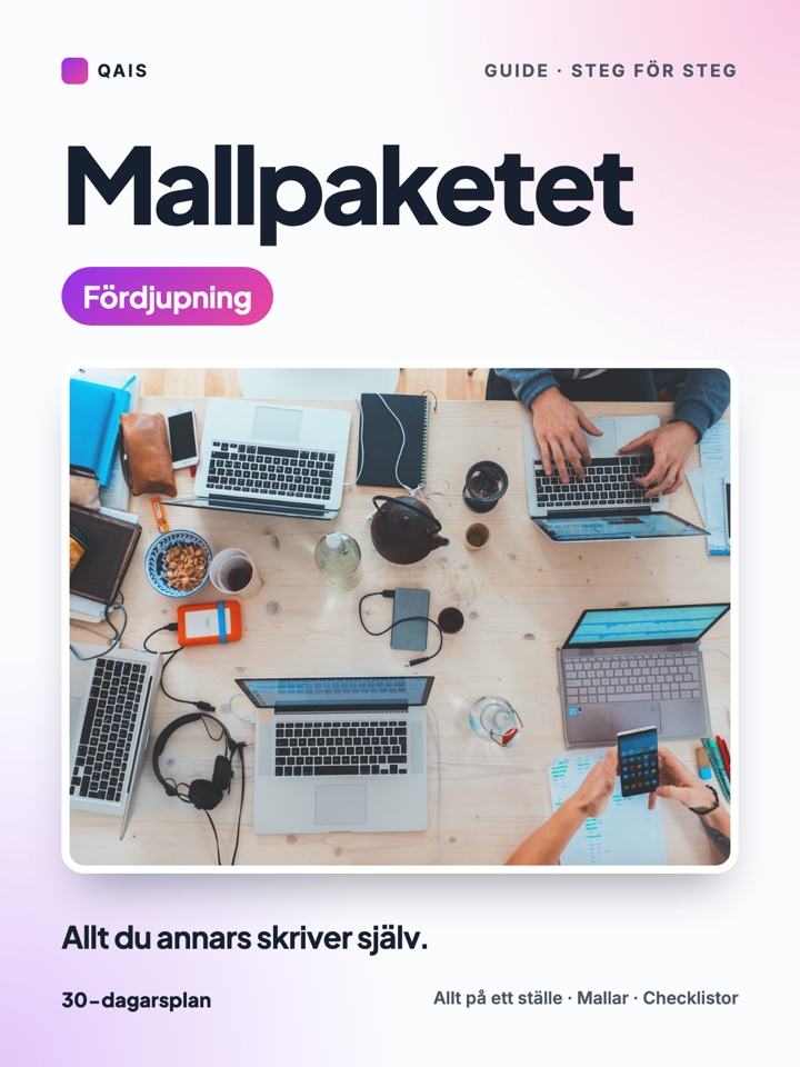 Omslag: Mallpaketet