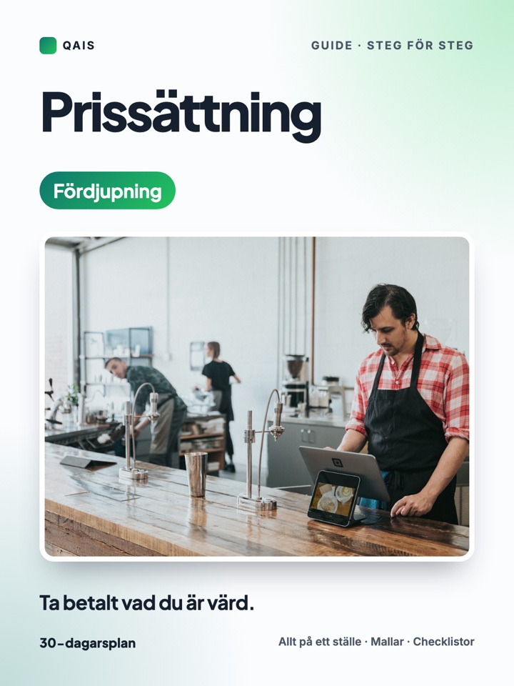 Omslag: Prissättning